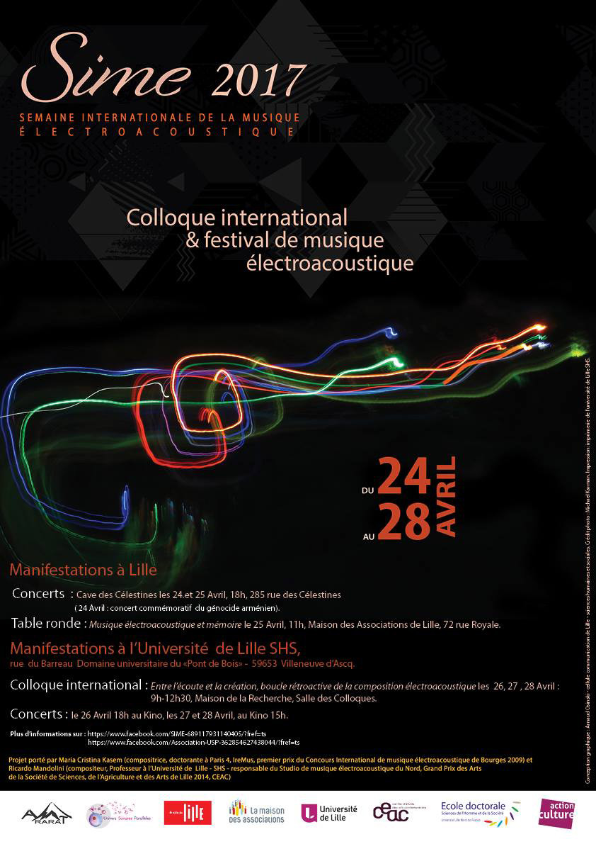 SIME 2017, Villeneuve d’Ascq (Nord, France), April 24 – 28, 2017