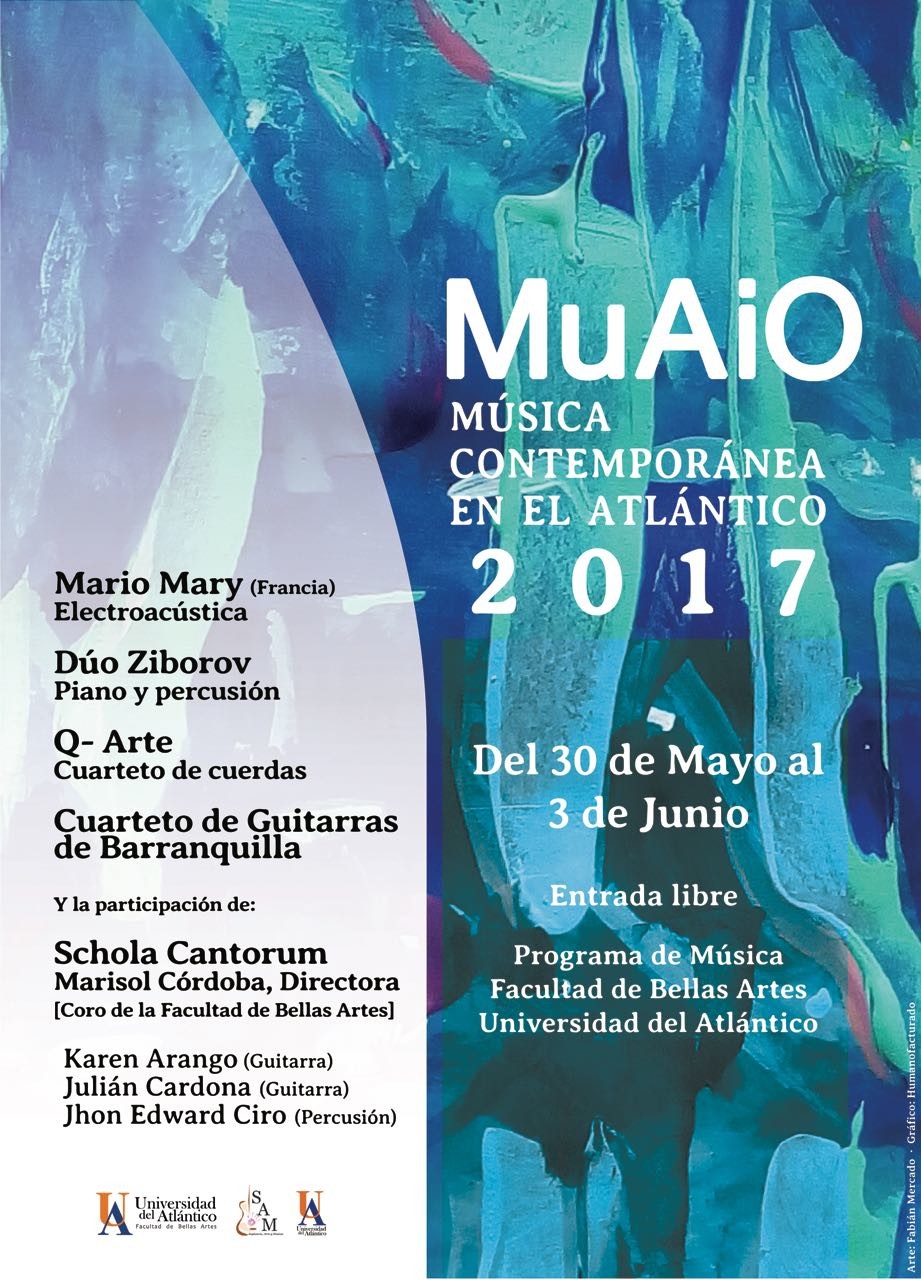 MuAiO, Barranquilla (Colombia), May 30  – June 3, 2017