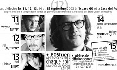 Rien à voir (12), Montréal (Québec), september 11  – 14, 2002