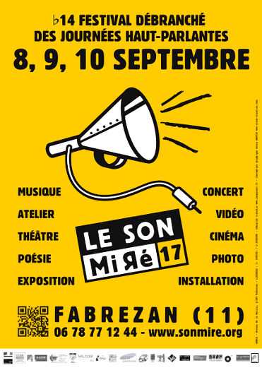 Festival Son MiRé 2017, Fabrezan (Aude, France), 8 – 10 septembre 2017