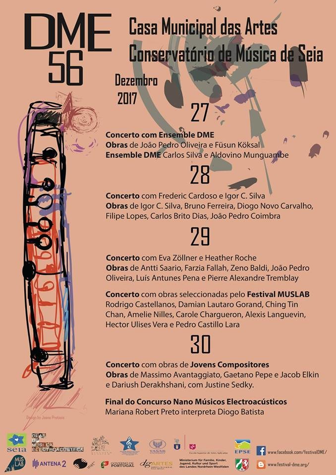 Dias de Música Electroacústica 56, Seia (Portugal), 27 – 30 décembre 2017