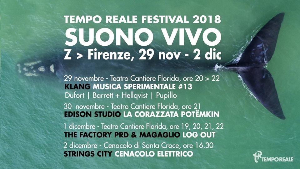 Suono Vivo — Z, Florence (Italie), 29 novembre – 2 décembre 2018