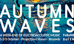 Autumn Waves, Brussels (Belgium), october 1  – 3, 2021
