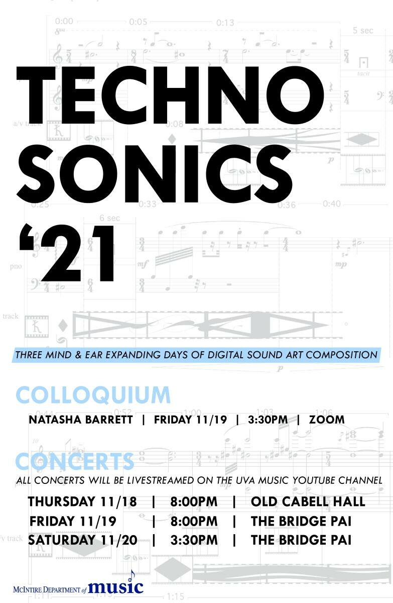 Technosonics ’21, Charlottesville (Virginia, USA), November 18 – 20, 2021