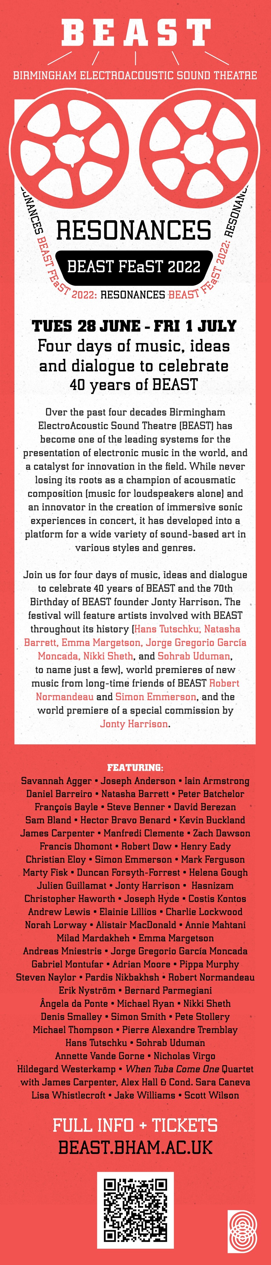 BEAST FEaST 2022, Birmingham (Angleterre, Royaume-Uni), 28 juin – 1 juillet 2022