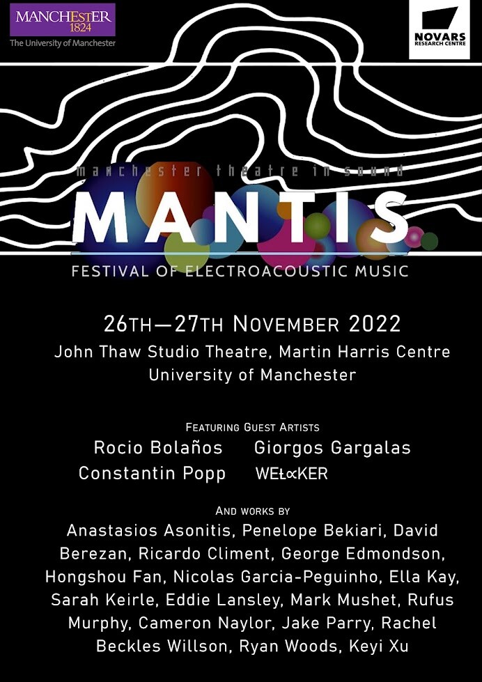 MANTIS Fall Festival 2022, Manchester (Angleterre, Royaume-Uni), 26 – 27 novembre 2022