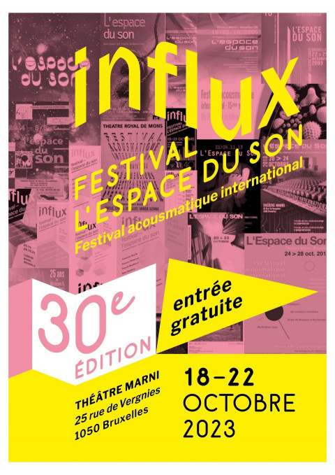 L’Espace du son 2023, Brussels (Belgium), october 18  – 22, 2023