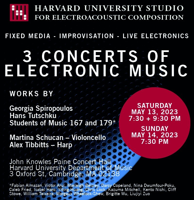 Hydra — Spring 2023, Cambridge (Massachusetts, ÉU), 13 – 14 mai 2023