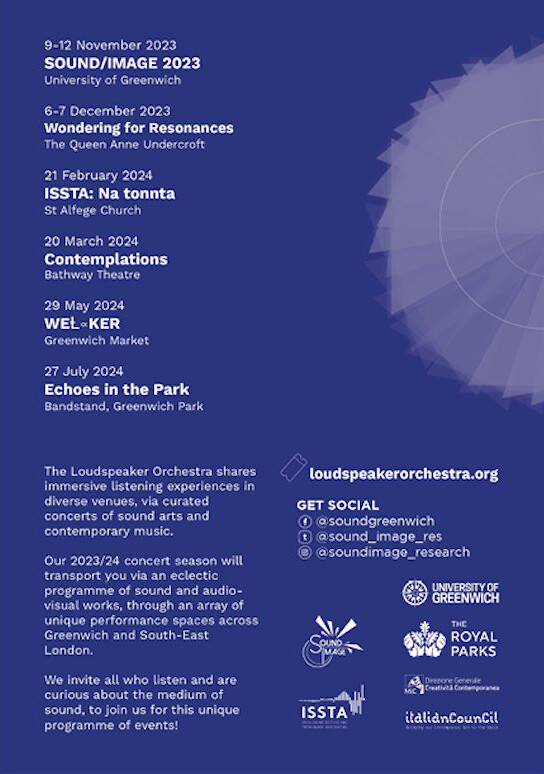 Loudspeaker Orchestra Concert Series, Londres (Angleterre, Royaume-Uni), 2023 – 2024