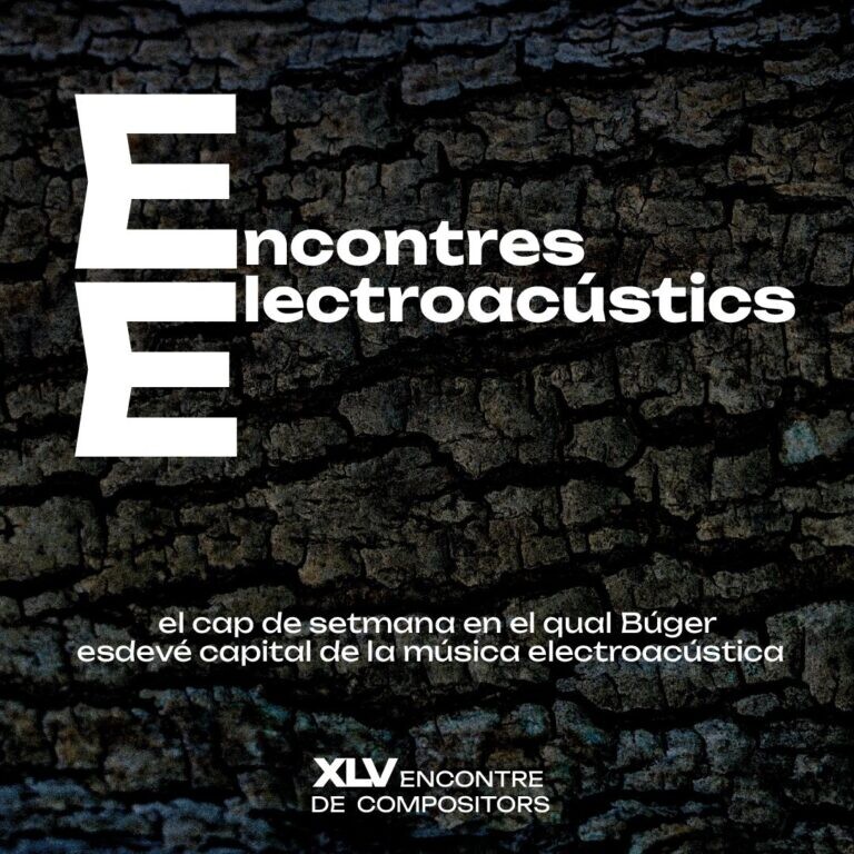 Encontres Electroacústics, Búger (Spain), October 25  – 26, 2024