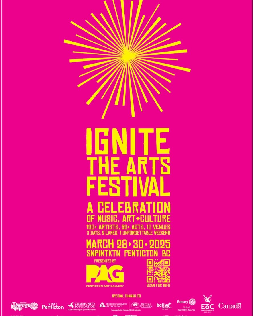 Ignite the Arts 2025, Penticton (Colombie-Britannique, Canada), 28 – 30 mars 2025