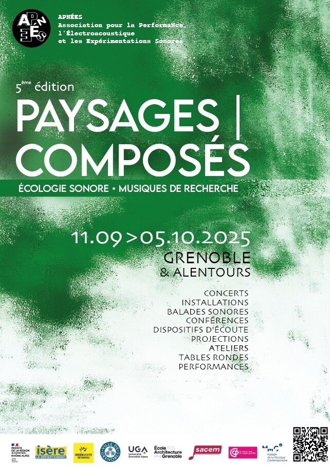 Paysages composés 2025, Grenoble (Isère, France), 11 septembre – 5 octobre 2025