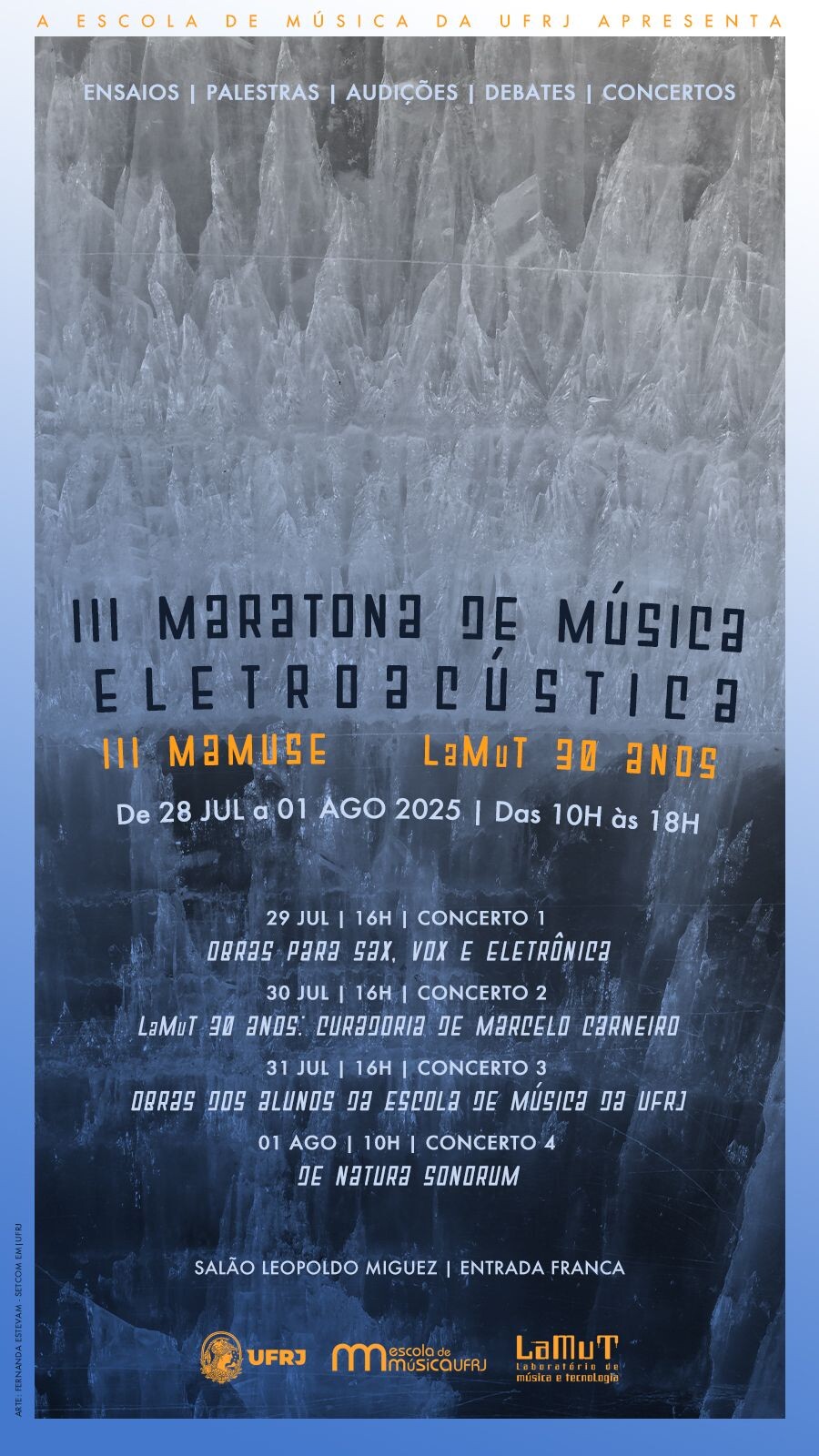 III Maratona de Música Eletroacústica, Rio de Janeiro (Brésil), 28 juillet – 1 août 2025