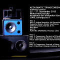 Acousmatic Transcendence II — Vienna Festival, Vienne (Autriche), 25 – 27 septembre 2015