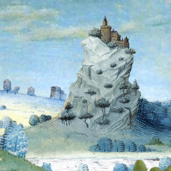 Illustration for the work Mont des borgnes by Dominique Bassal [Image: Luc Beauchemin, March 2009]