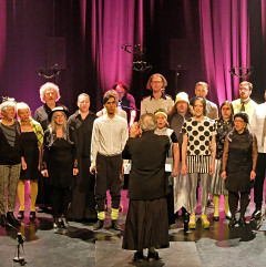Chorale Joker / Concert, Amphithéâtre – Le Gesù, Montréal (Québec) [Photograph: Céline Côté, Montréal (Québec), March 5, 2020]