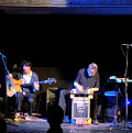 Joane Hétu, Alexandre St-Onge, Thomas Lehn, Jean Derome, en concert à Montréal [Photo: Céline Côté, Montréal (Québec), 17 avril 2012]