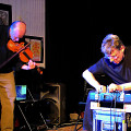  Malcolm Goldstein, Thomas Lehn en concert [Photo: Céline Côté, Montréal (Québec), 17 avril 2012]