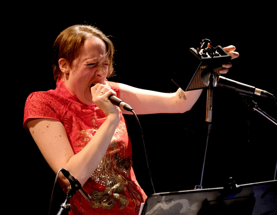 Elizabeth Lima / Concert, Amphithéâtre – Le Gesù, Montréal (Québec) [Photograph: Céline Côté, Montréal (Québec), March 22, 2018]