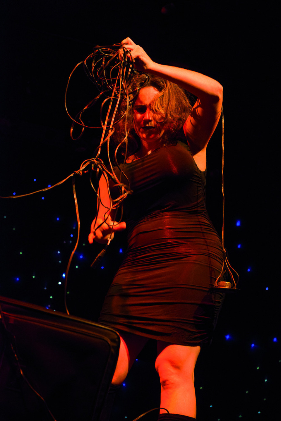 Alexis O’Hara in concert [Photo: Caroline Hayeur, Montréal (Québec), October 25, 2013]