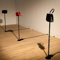 Sound installation of Magali Babin [Photograph: Céline Côté, Montréal (Québec), December 1, 2018]