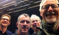 Simon Atkinson, Alistair MacDonald, Robert Dow, Pete Stollery [Photo: Pete Stollery, Leicester (Angleterre, RU), 29 janvier 2014]