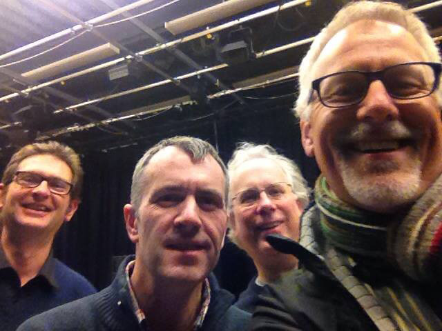 Simon Atkinson, Alistair MacDonald, Robert Dow, Pete Stollery [Photo: Pete Stollery, Leicester (England, UK), January 29, 2014]