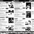 Pages 5, 6 et 7 du dépliant du Festival de musique actuelle de Victoriaville [septembre 1987]