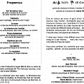 Montage des pages 2 et 3 du programme. «Au Pays de Castor» de Joane Hétu, concert dans le cadre du quatrième événement «Débâcles» de la saison 91-92 «Ce n’est pas nouveau, c’est vivant»