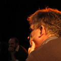 Composer’s Kitchen 2012 avec Christopher Fox et Scott McLaughlin [Photo: Caroline de la Motte, avril 2012]