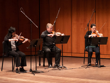 Bozzini Quartet [Photo: Jérôme Bertrand, Montréal (Québec), February 21, 2021]