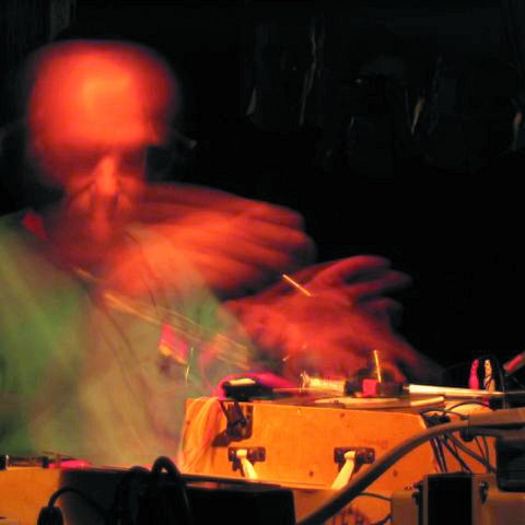 Martin Tétreault live at Garage Festival (Germany) [Photograph: Éric Mattson, August 2003]