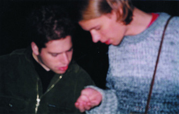 Max Haiven et Jon Vaughn lors du festival Digidome, Saskatoon [Saskatoon (Saskatchewan, Canada), 28 septembre 2002]